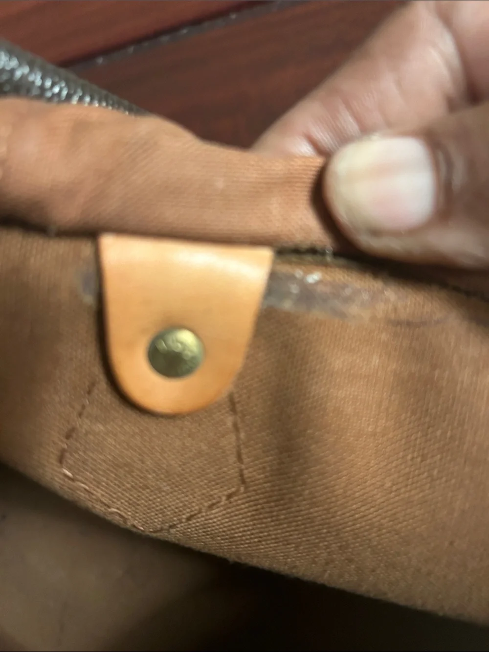 Louis Vuitton Monogram Satchel with Colorful Scarf-Wrapped Handles